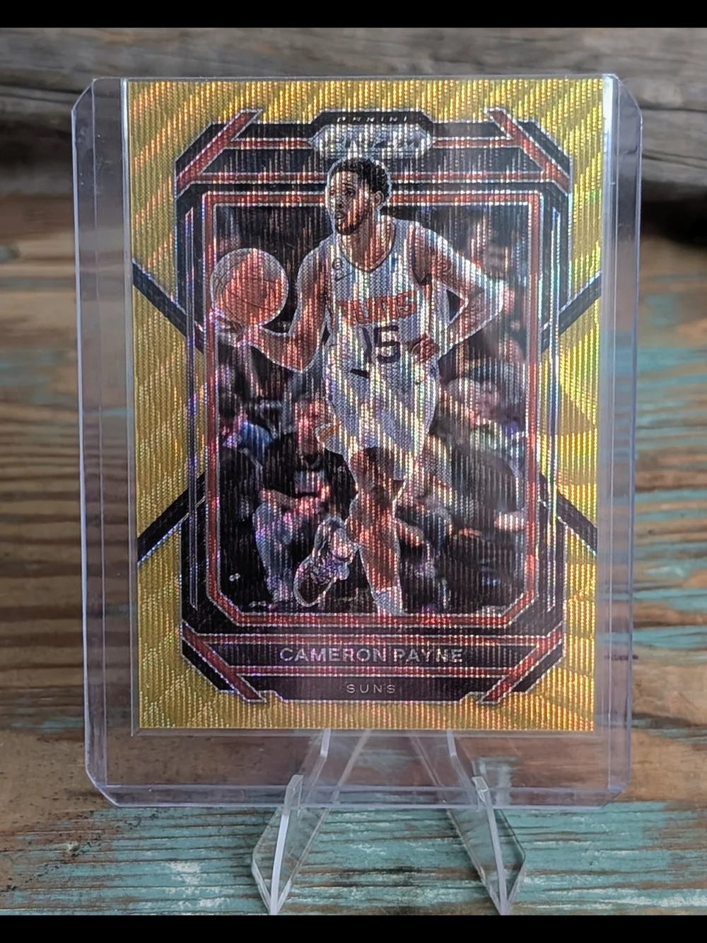 2022-23 Panini Prizm Gold Shimmer Cameron Payne 08/10